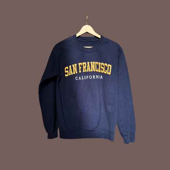 Vintage Other - San Francisco Crewneck | Navy Gold Graphic | Size S/M | Vintage